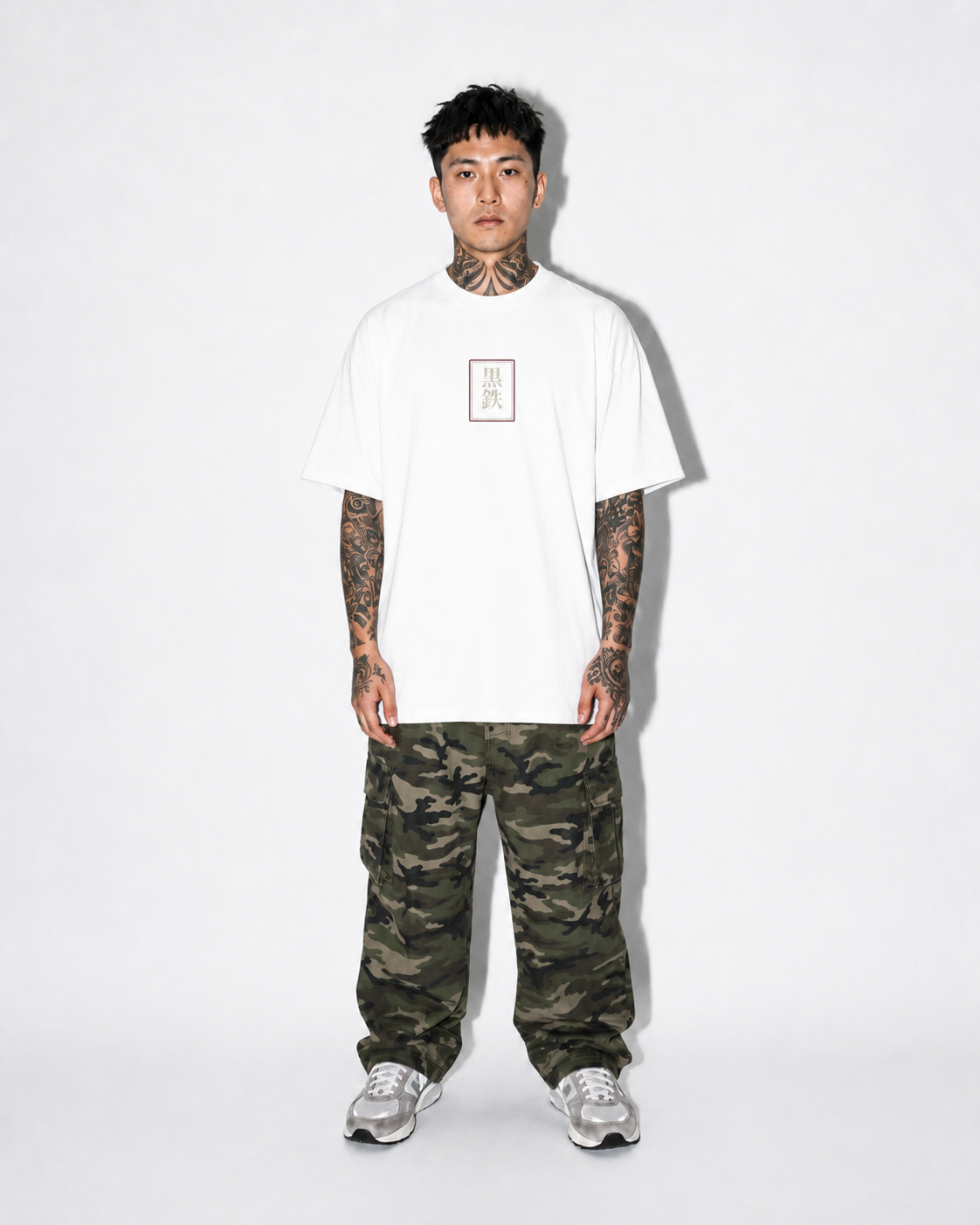 Dragon’s Ascent Japanese dragon oversized T-shirt by KUROGANE