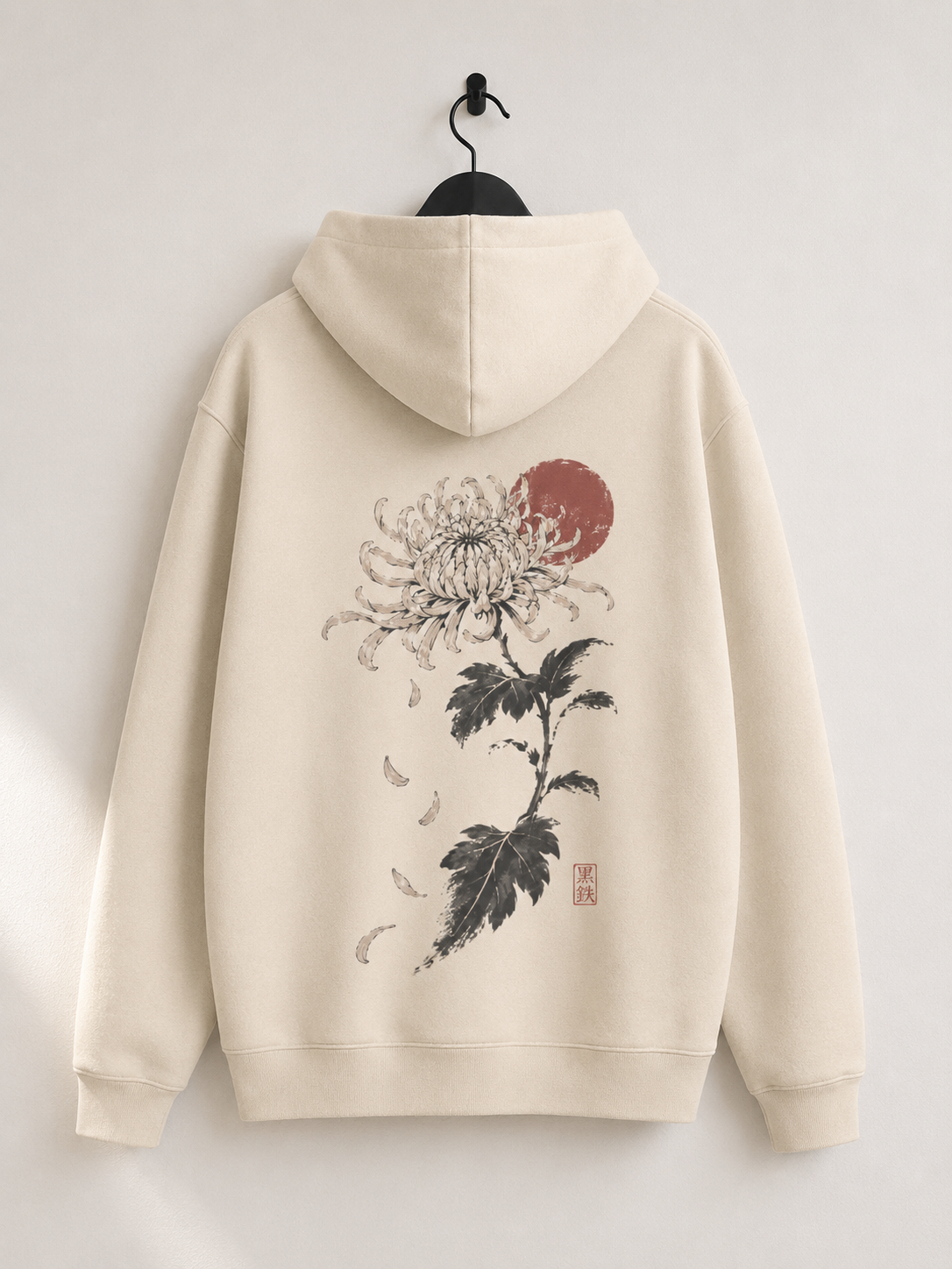 Chrysanthemum Moon Hoodie