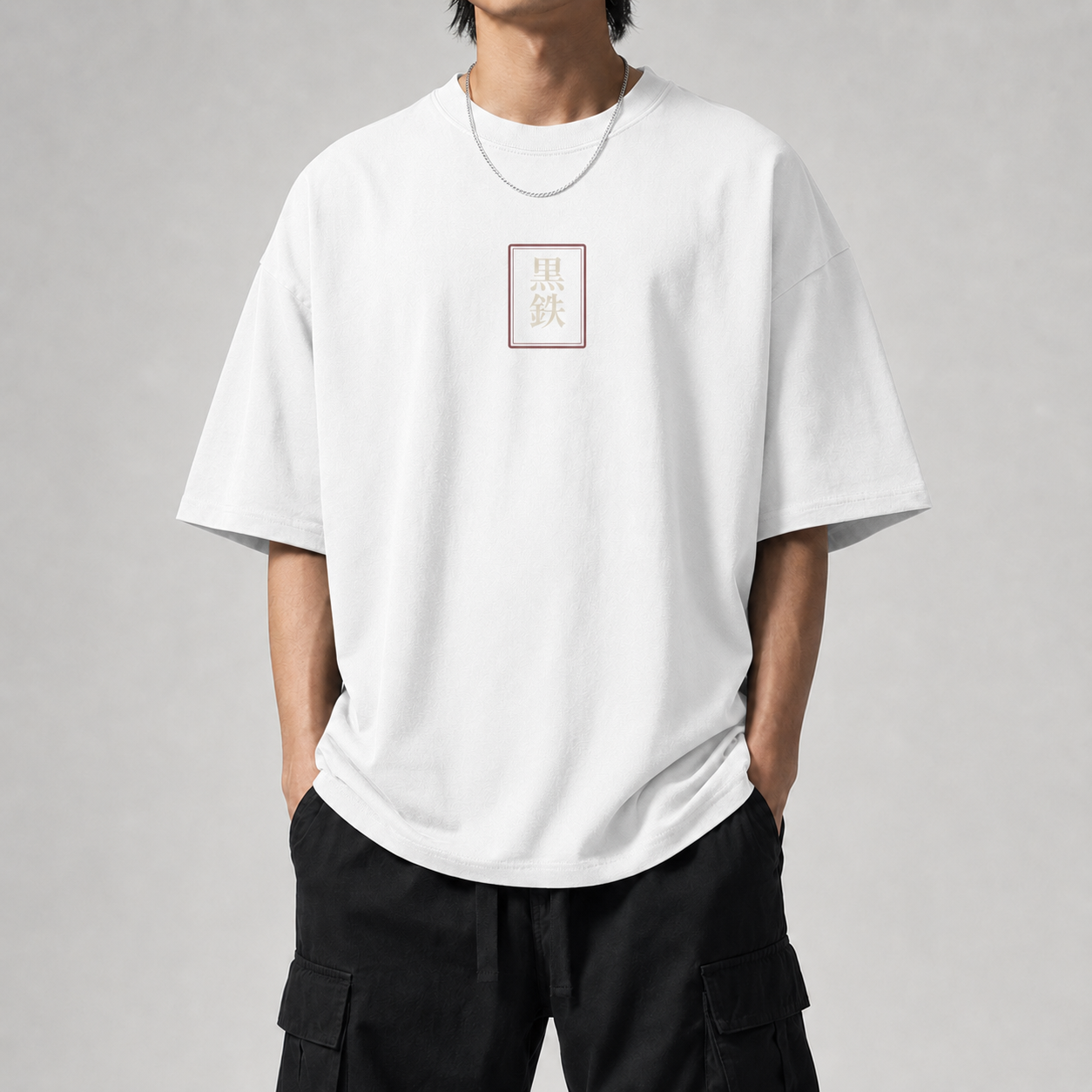 Falling Blossom Japanese sakura oversized T-shirt by KUROGANE