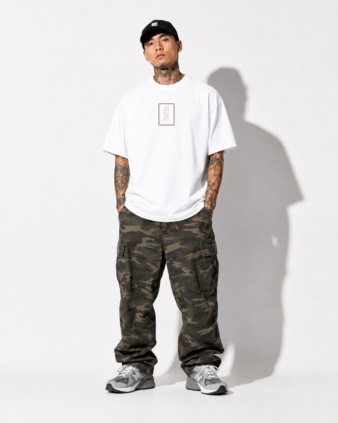 Stillwater Crane Japanese peace crane oversized T-shirt by KUROGANE