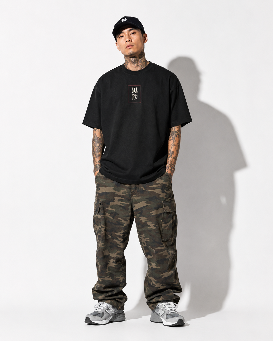 Stillwater Crane Japanese peace crane oversized T-shirt by KUROGANE