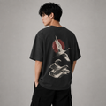 Crane Tide — Japanese Crane & Wave Graphic T-Shirt