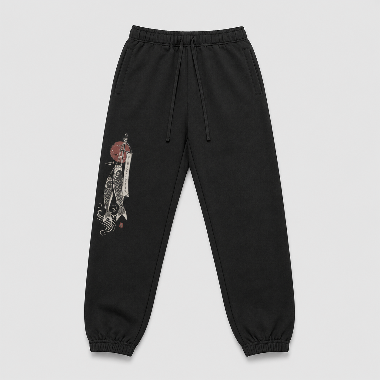 Still Waters Japanese fishing sweatpants product view