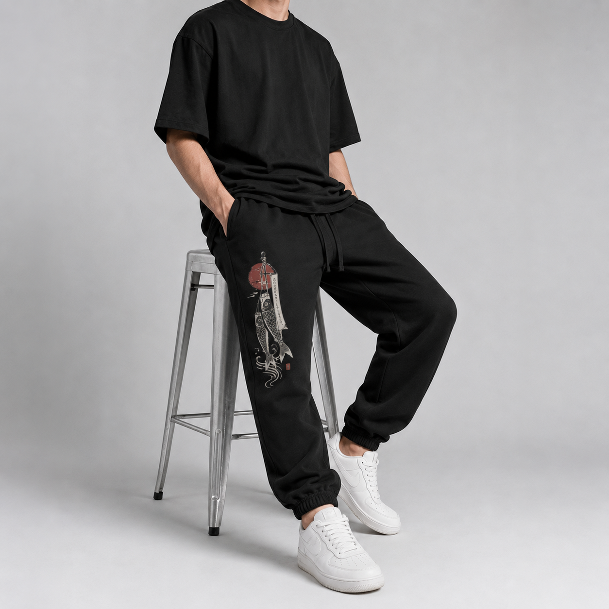 Still Waters KUROGANE joggers garment detail