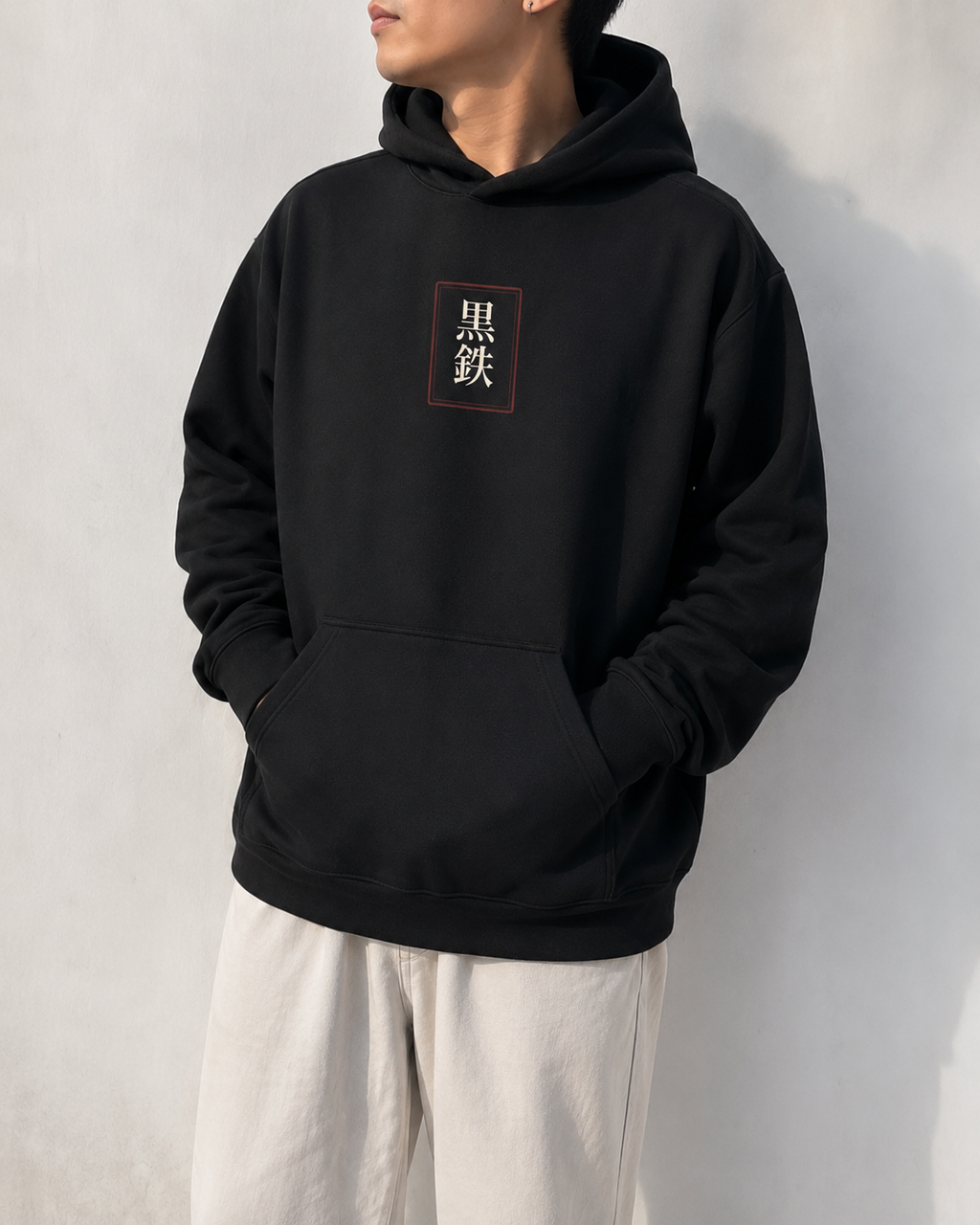Red Moon Crane Hoodie