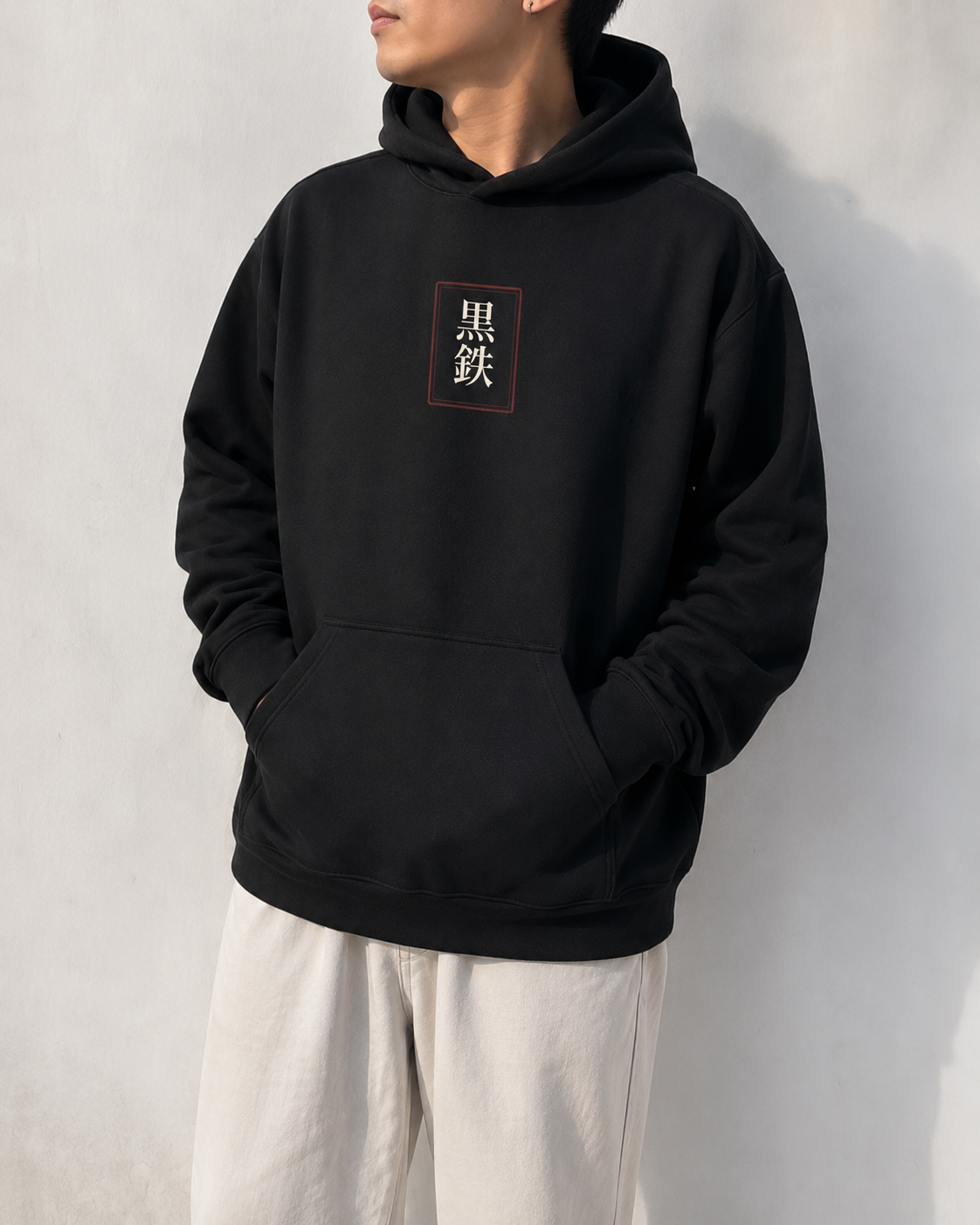 Red Moon Crane Hoodie
