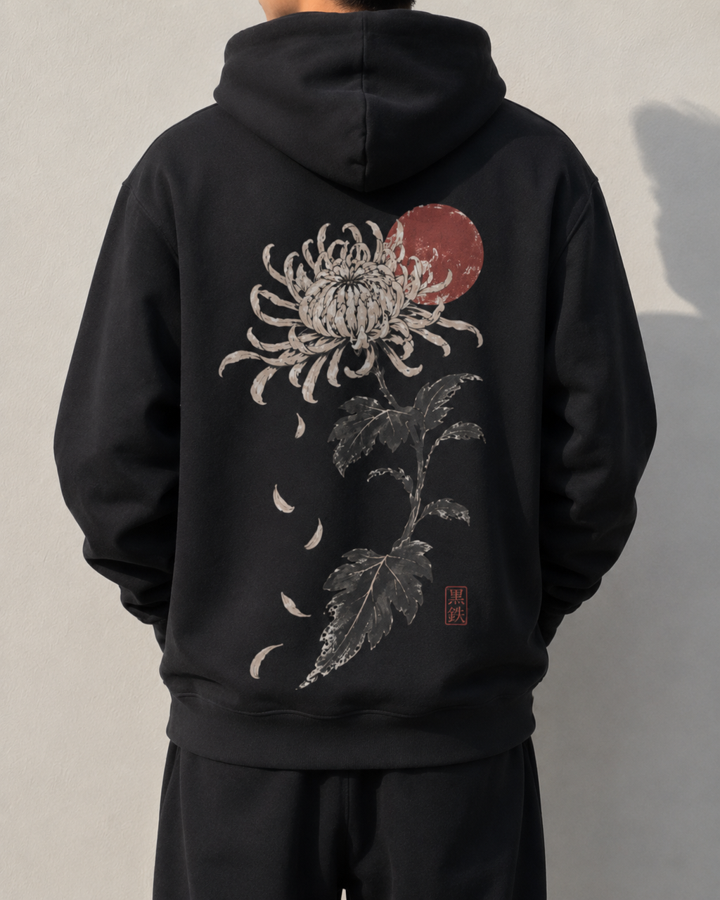 Chrysanthemum Moon Hoodie
