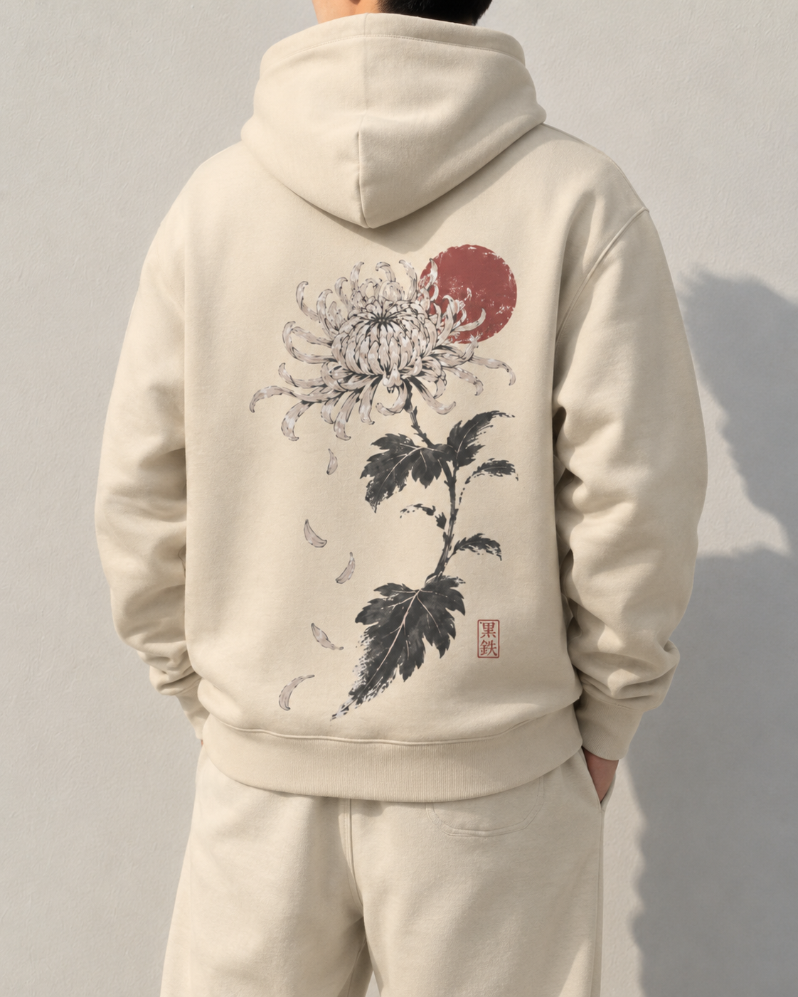 Chrysanthemum Moon Hoodie
