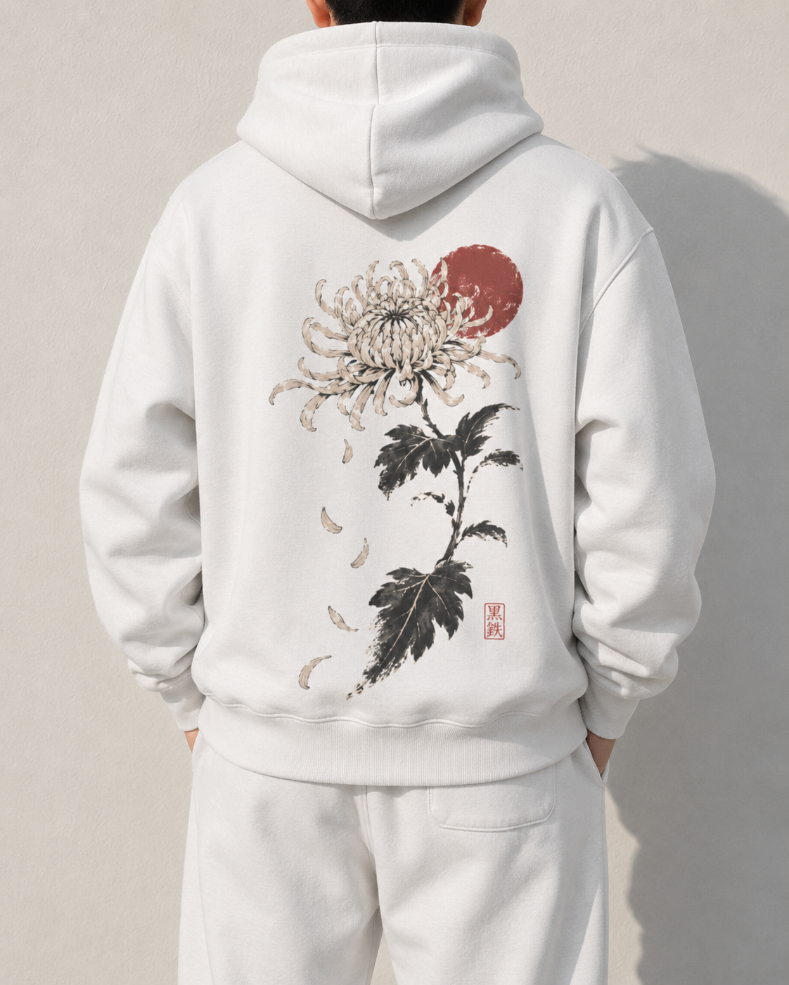 Chrysanthemum Moon Hoodie