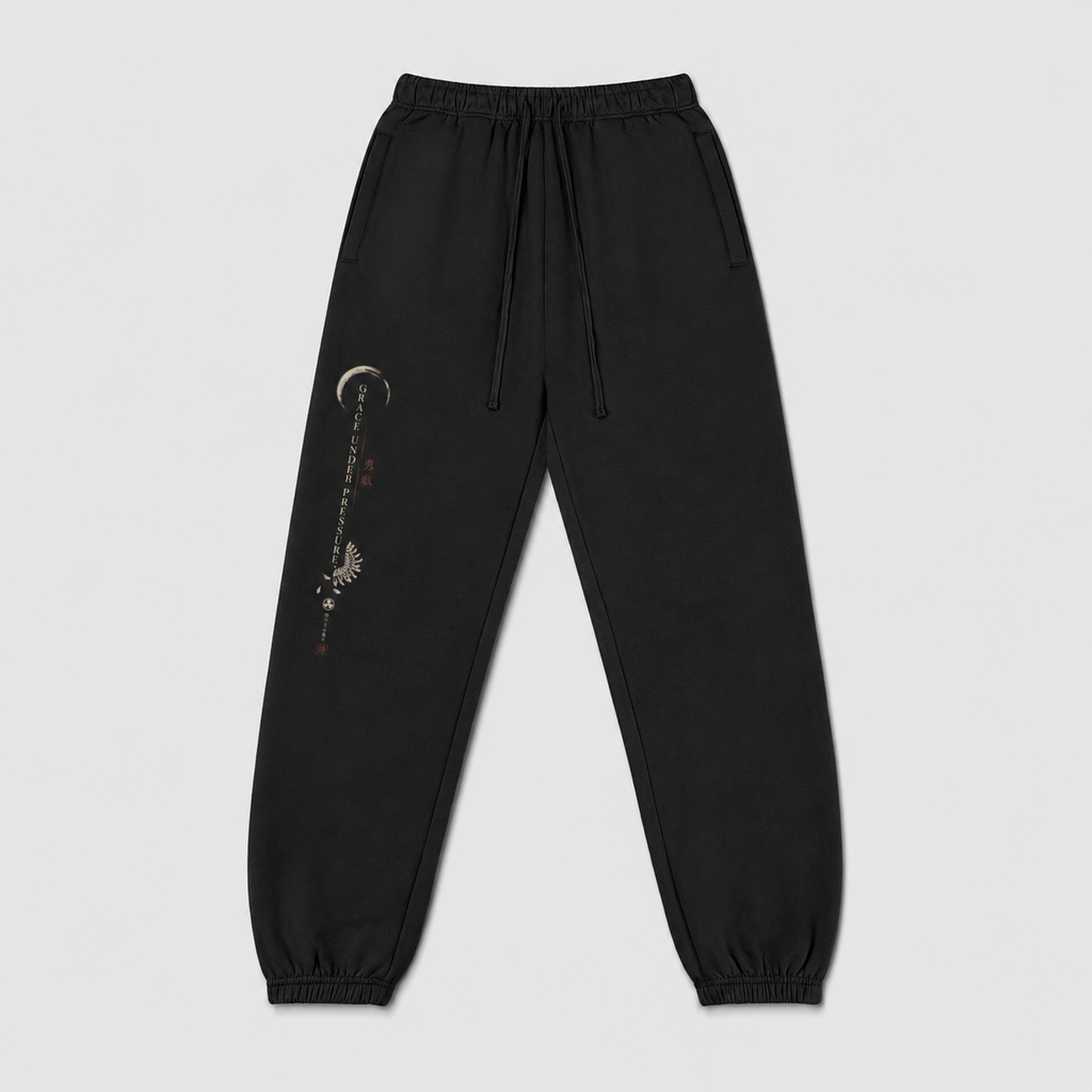 Grace Under Pressure — Japanese Graphic Sweatpants
