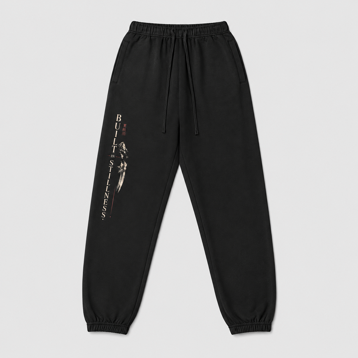 Built In Silence Japanese graphic sweatpants product view
