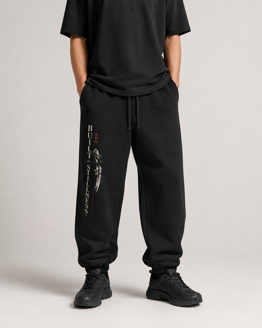 Built In Silence — Japanese Graphic Sweatpants