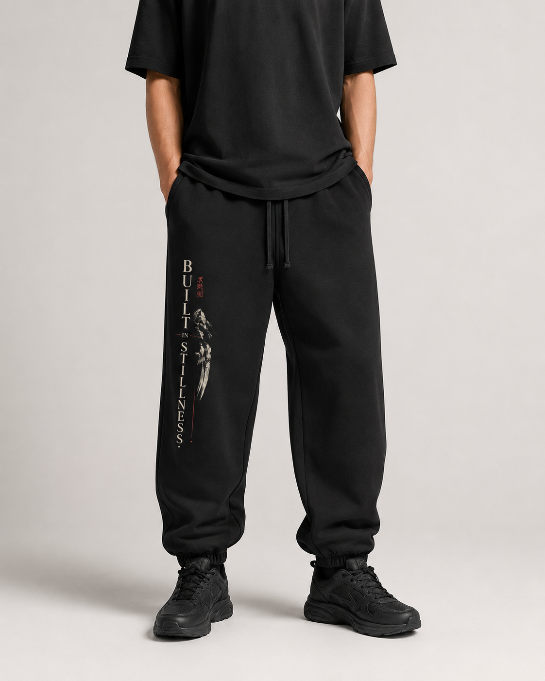 Built In Silence — Japanese Graphic Sweatpants