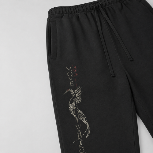 Built In Stillness — Japanese Graphic Sweatpants