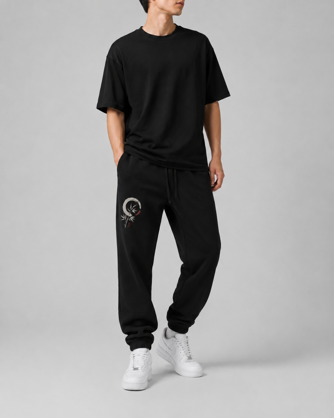 Moon Bloom heavyweight sweatpants unisex fit