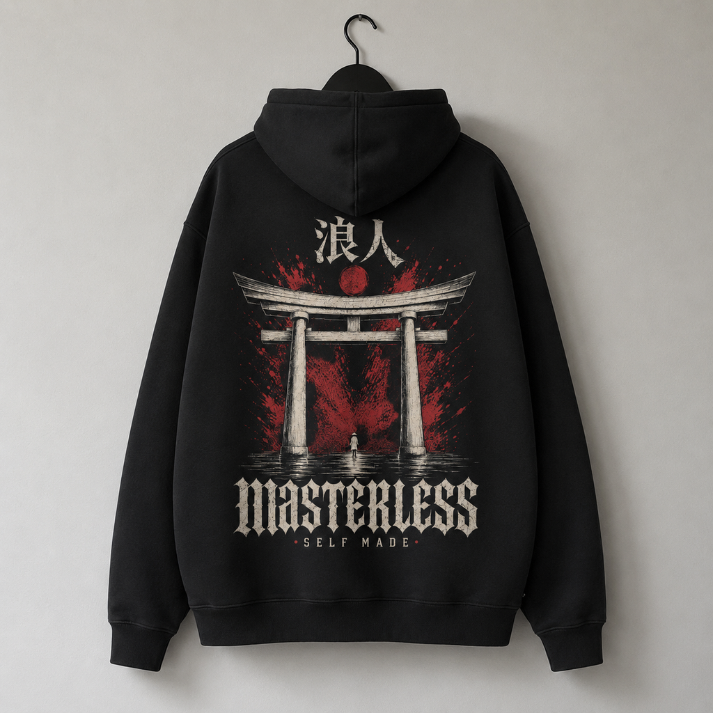 KUROGANE size guide for MASTERLESS Gate hoodie