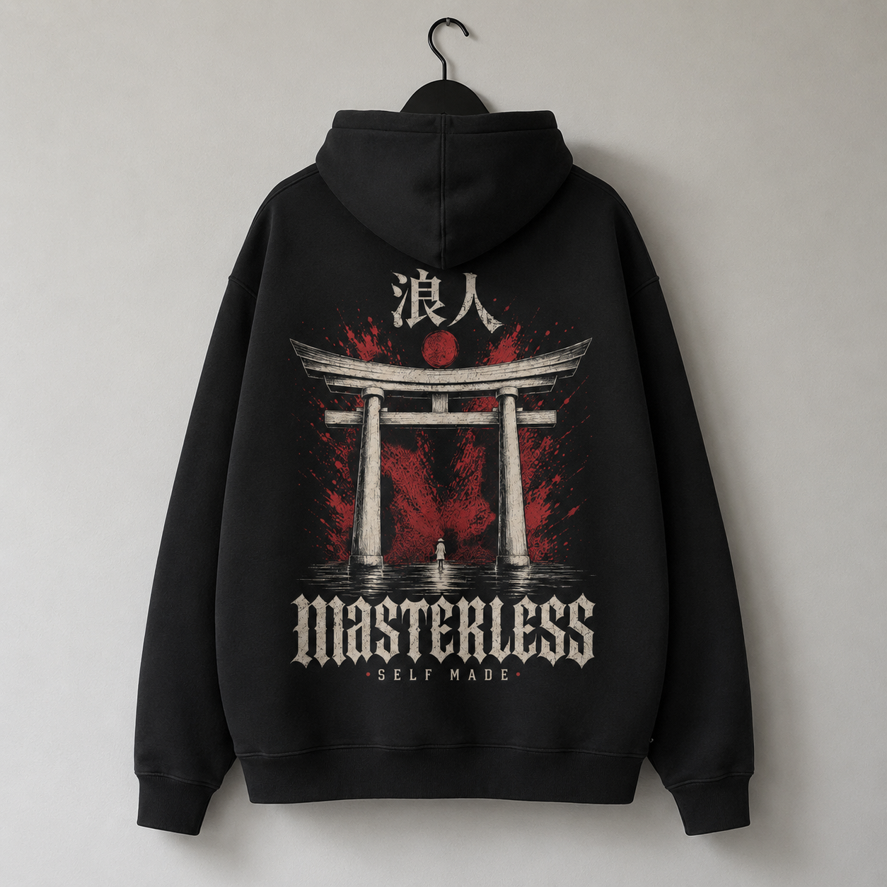 KUROGANE size guide for MASTERLESS Gate hoodie