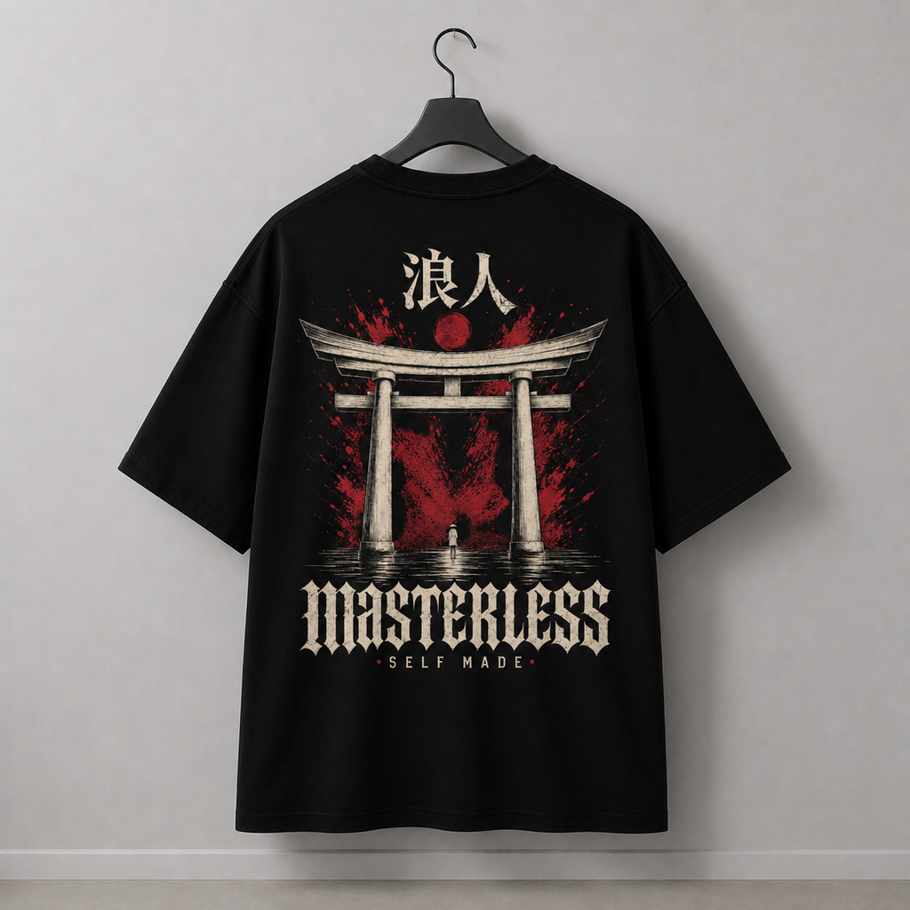 KUROGANE size guide for MASTERLESS Gate t-shirt