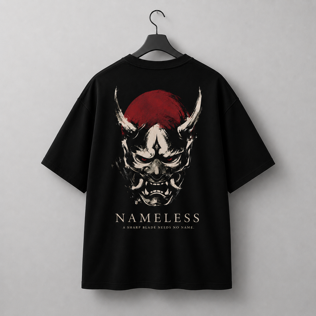 KUROGANE size guide for NAMELESS t-shirt