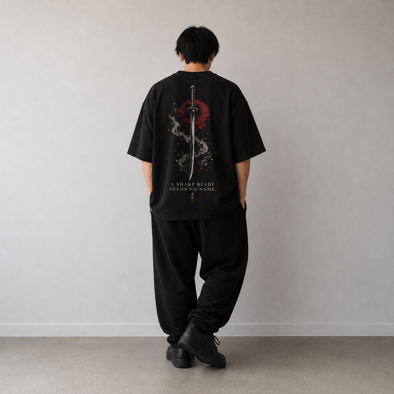 NO NAME Blade t-shirt bone ink print detail