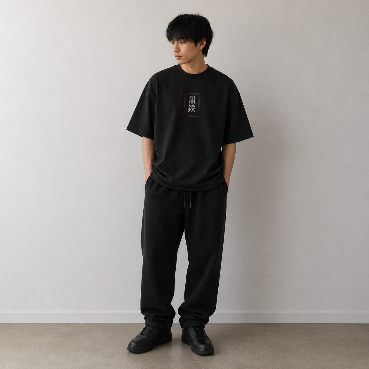 SHOGUN Blade heavyweight streetwear tee in black